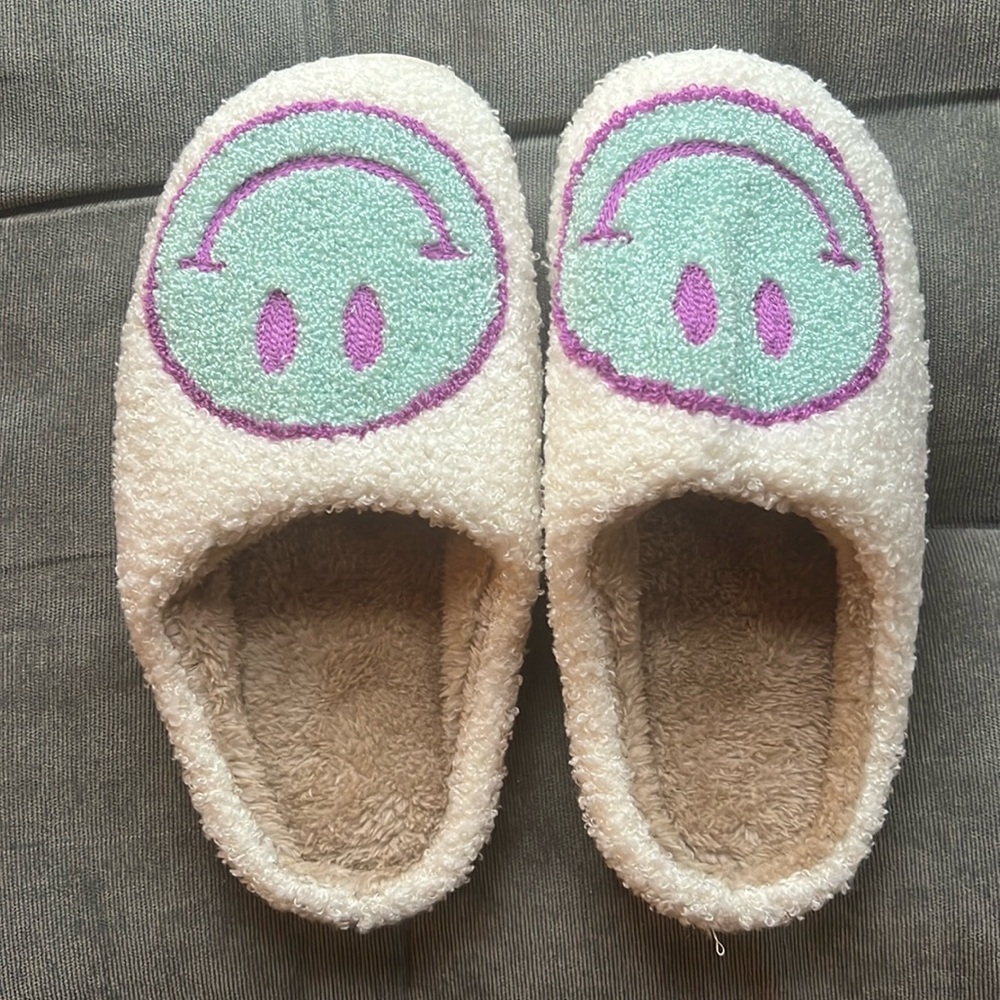 Smiley slippers